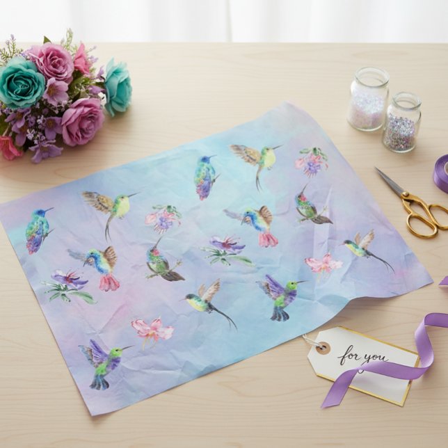 Blume Hummingbird Seidenpapier (Von Creator hochgeladen)