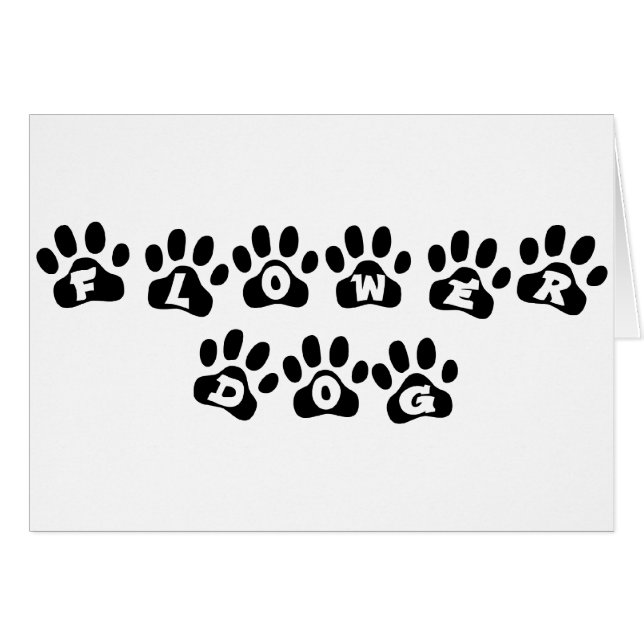 Blume Hund (Vorderseite (Horizontal))
