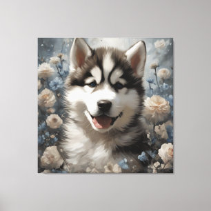 Blume Hunde Zuchtportraits 7 Leinwanddruck