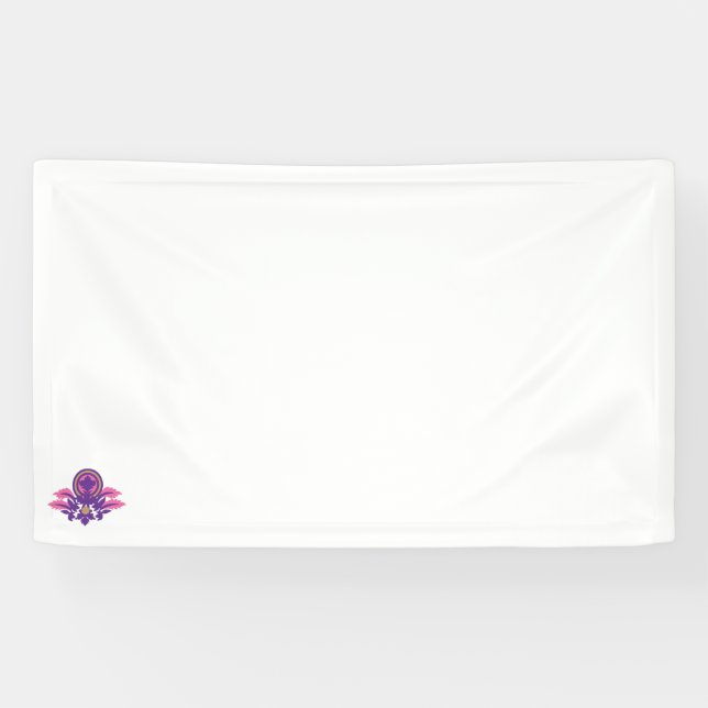 Blume Illustration Design Vinyl Banner (Horizontal)