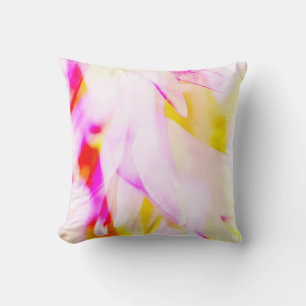 Blume im Aquarellstil Art Throw Kissen