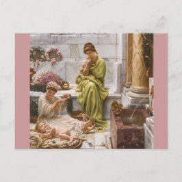 Blume im Corner Market Postkarte