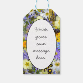 Blume im Frühjahr Geschenkanhänger