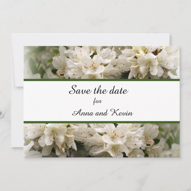 Blume im Frühjahr Save the Date (Vorderseite)