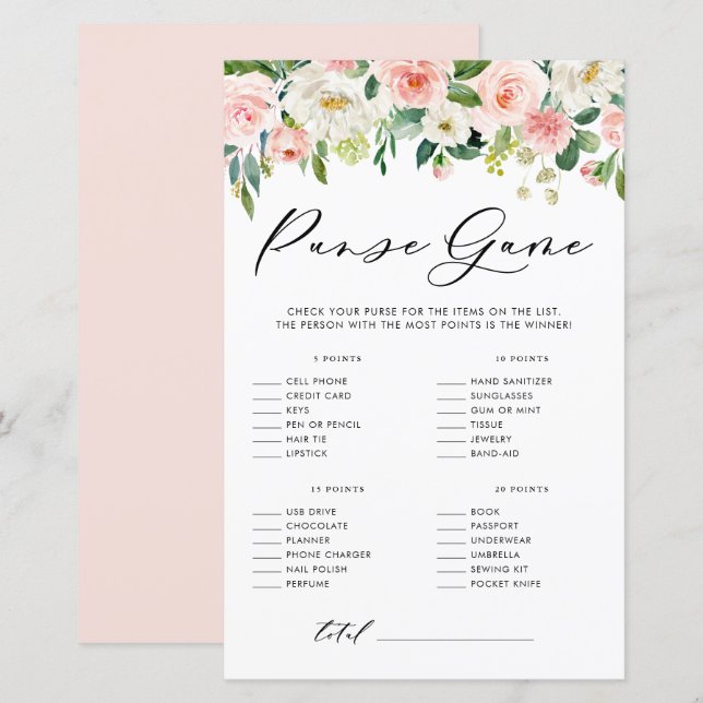 Blume im Garten Was ist in deinem Duschspiel? (Vorne/Hinten)