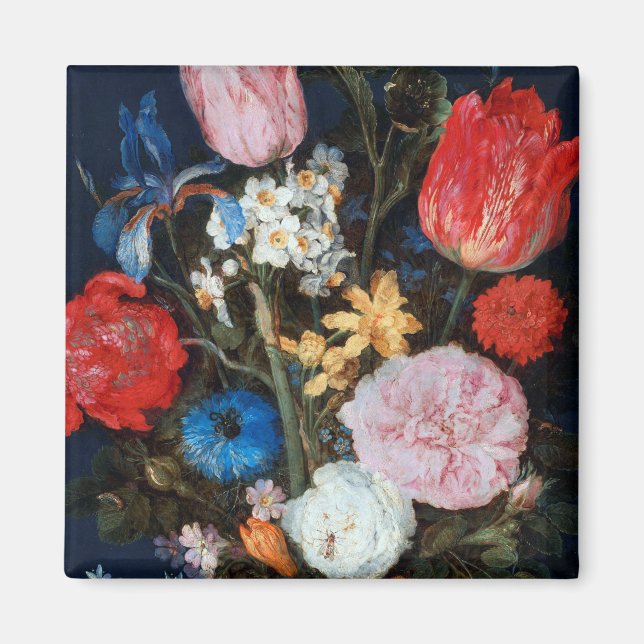 Blume im Glass Vessel, Jan Brueghel, der Ältere Magnet (Vorne)