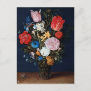 Blume im Glass Vessel, Jan Brueghel, der Ältere Postkarte