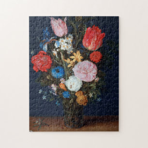 Blume im Glass Vessel, Jan Brueghel, der Ältere Puzzle