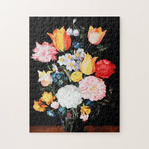 Blume im Glass Vessel, Jan Brueghel, der Jüngere Puzzle