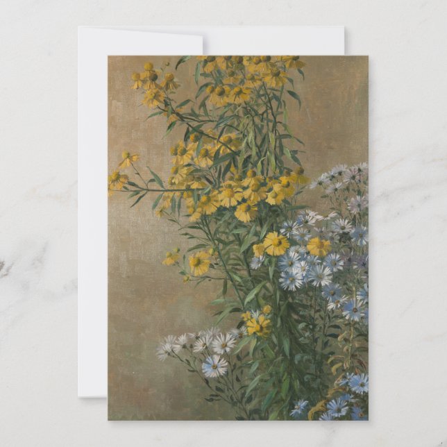 Blume im Herbst | Gunnar Gunnarsson Wennerberg (Vorderseite)