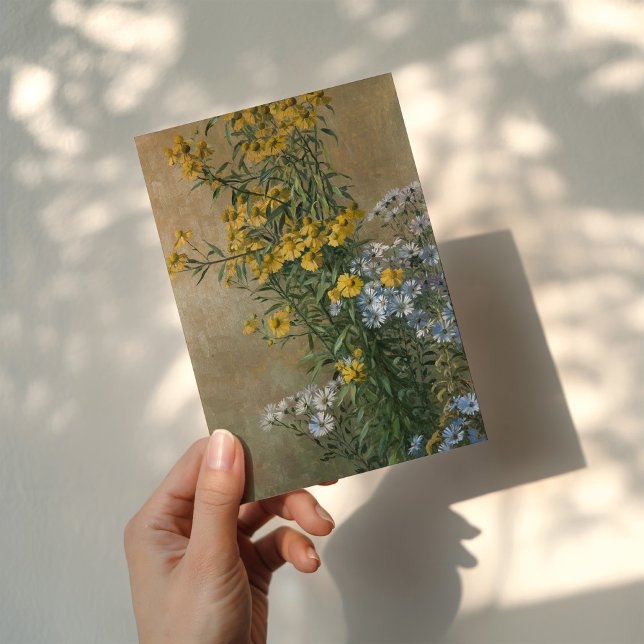 Blume im Herbst | Gunnar Gunnarsson Wennerberg Karte (Von Creator hochgeladen)