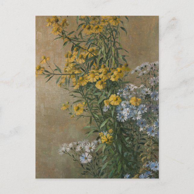 Blume im Herbst | Gunnar Gunnarsson Wennerberg Postkarte (Vorderseite)