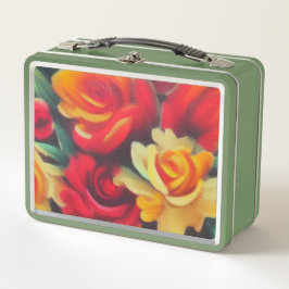 Blume im Herbst Metall Brotdose