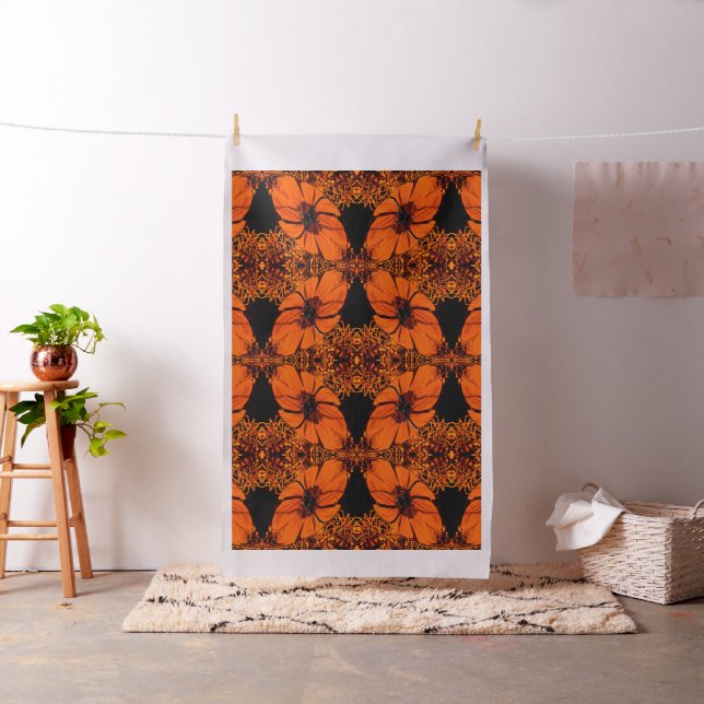 Blume im Herbst ...... Stoff (Beispiel)