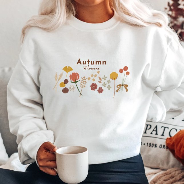 Blume im Herbst Sweatshirt (Von Creator hochgeladen)