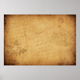 Blume im Hintergrund Poster
