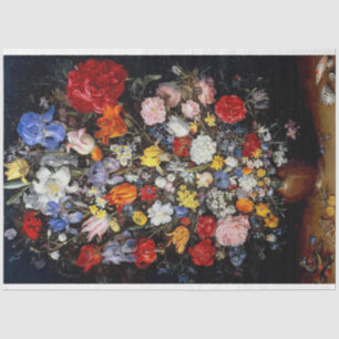 Blume im Holzschiff, Jan Brueghel der Ältere Seidenpapier