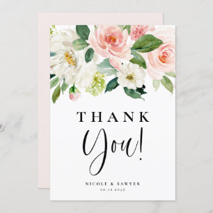 Blume im Hübschen Garten Hochzeit Dankeskarte