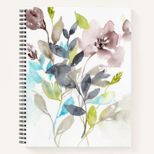 Blume im Mix Notizbuch