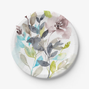 Blume im Mix Pappteller