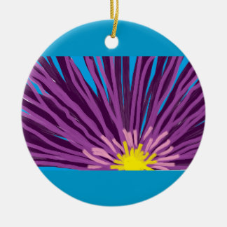 Blume im Öl Keramikornament