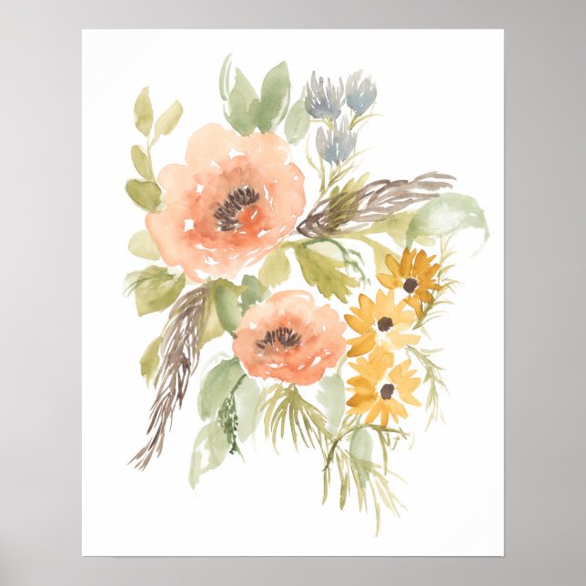 Blume im Spätsommer I Poster (Vorne)