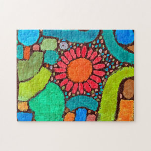 Blume im Tal, Klee Puzzle