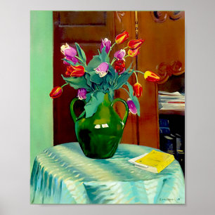 Blume im Vase 1912 von Felix Vallotton Poster