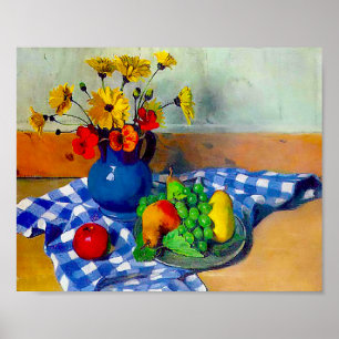 Blume im Vase 1922 von Felix Vallotton Poster