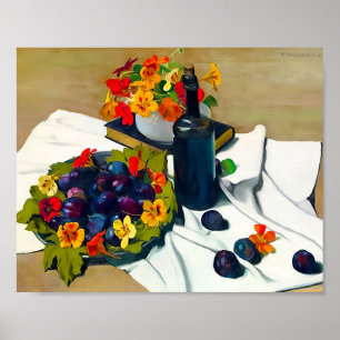 Blume im Vase 1923 von Felix Vallotton Poster