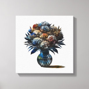 Blume im Vase Leinwanddruck