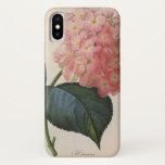Blume im Vintagen Garten, Pink Hydrangea Hortensia Case-Mate iPhone Hülle<br><div class="desc">Vintage Abbildung botanisches Blumenbild mit einer großen,  rosa blühenden Hydrangea Blüte. Auch bekannt als Hortensia. Kunst von Künstler und Botaniker Pierre Joseph Redoute.</div>