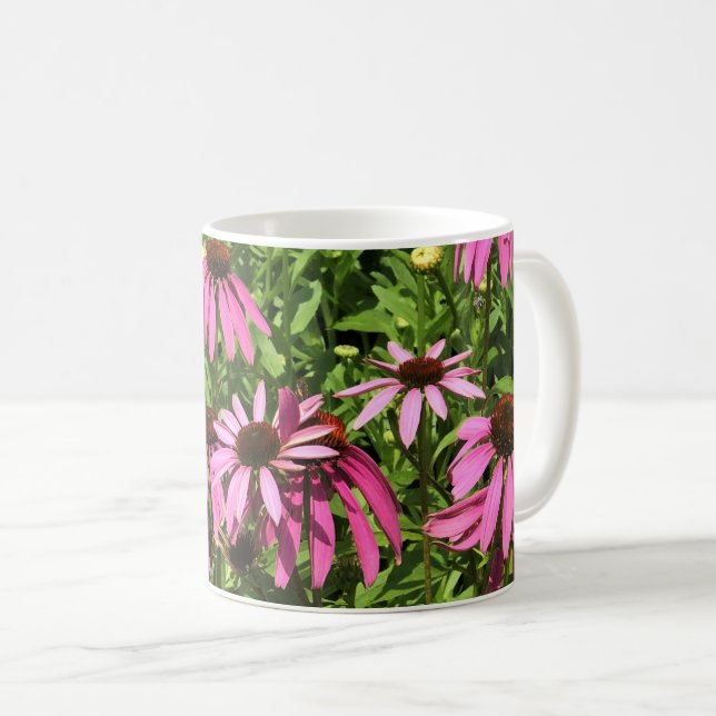 Blume im Weingut Chateau Morrisette, Floyd, VA Kaffeetasse (VorderseiteRechts)