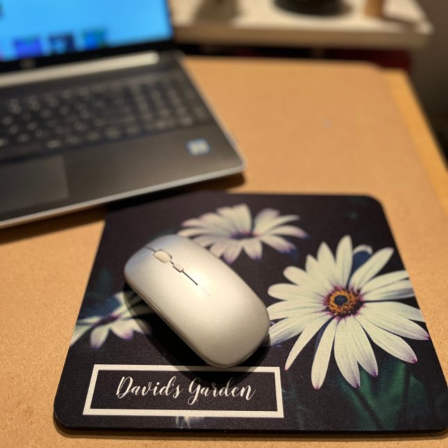 Blume im Weißen Garten Adorable Live Liebe Lauchen Mousepad (Von Creator hochgeladen)