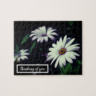 Blume im Weißen Garten Adorable Thinking Puzzle