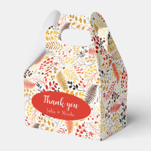 Blume im Wildwald Fern Mushrooms Foliage Geschenkschachtel