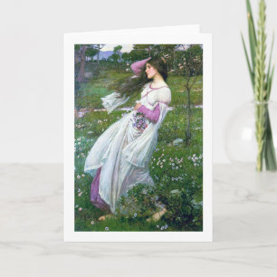 Blume im Wind, John William Waterhouse Karte