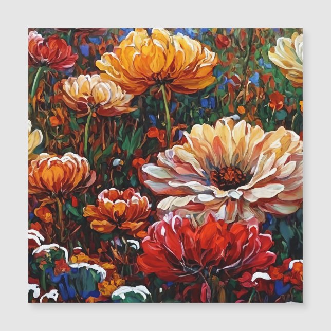 Blume im Zimmer 2530 Magnetkarte (Vorderseite)