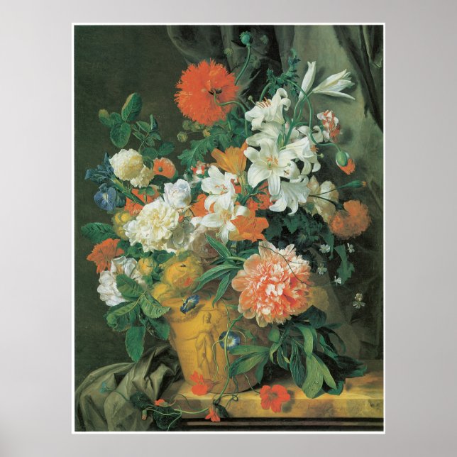 Blume in A terra Cotta Vase 1720s Poster (Vorne)
