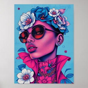 Blume in Afrika Poster