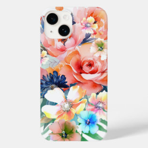 Blume in Aquarellfarbe Case-Mate iPhone 14 Hülle