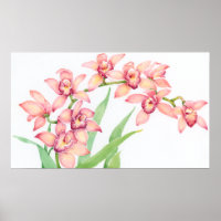 Blume in Aquarellfarbe