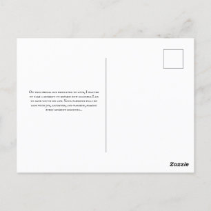 Blume in Aquarellfarbe Postkarte