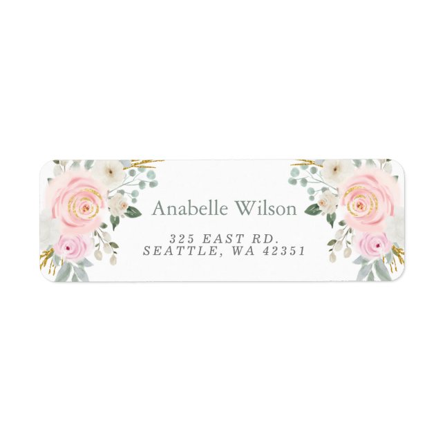 Blume in Aquarellfarben setzen sich durch rosa Flo (Vorne)