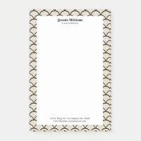 Blume in Beige und Schwarz-Deko