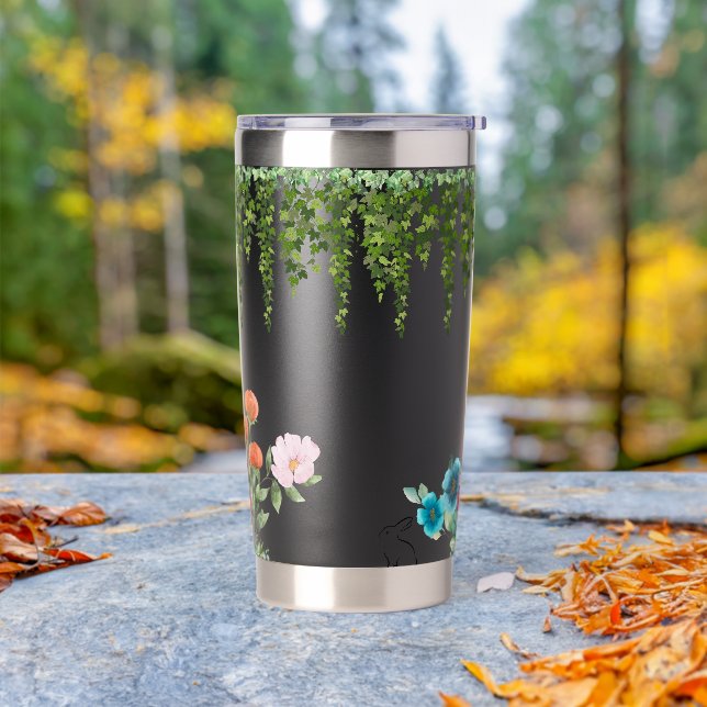 Blume in Bloom v1 Thermobecher (Außenbereich)