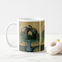 Blume in Blue Vase von Paul Cezanne Vintag Art