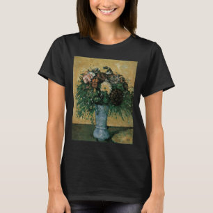 Blume in Blue Vase von Paul Cezanne Vintag Art T-Shirt