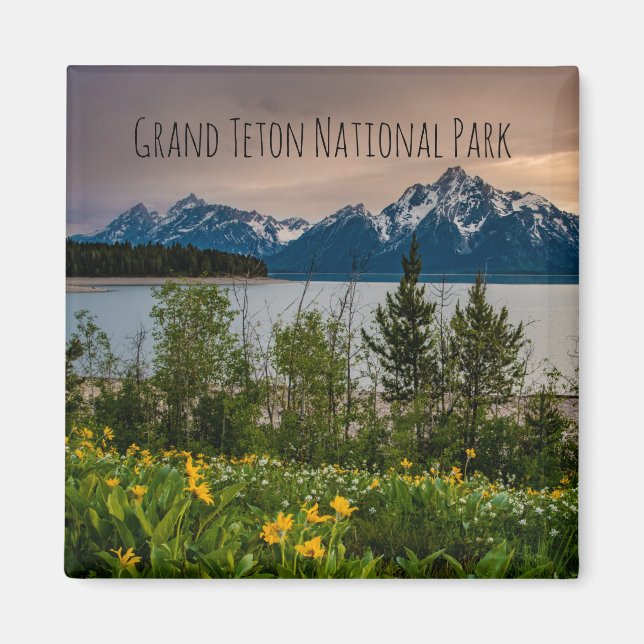 Blume in Colter Bay Magnet (Vorne)