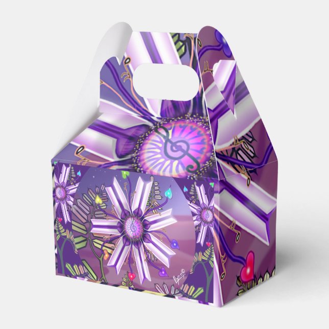 Blume in der Desert Gunst Box Geschenkschachtel (Vorderseite)